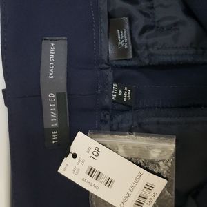 The Limited Exact Stretch Skinny Ankle Pants Size 10P (Petite) Navy Blue